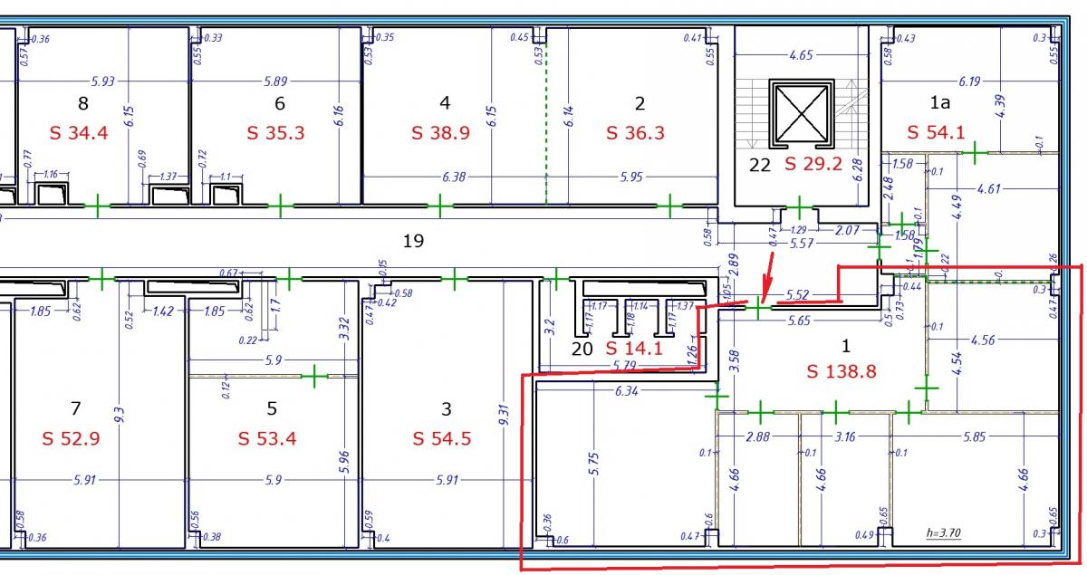 Сдается офис в Москве, дом 2,стр.1