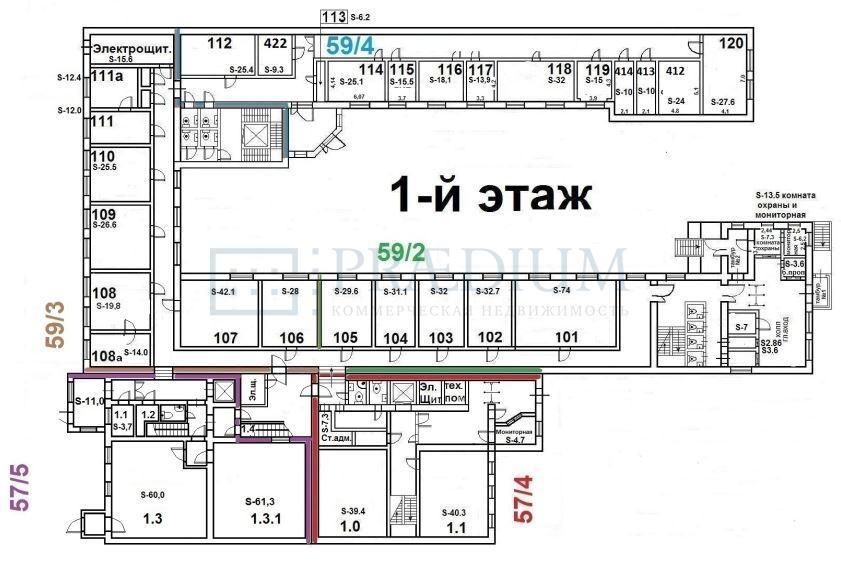 Сдается офис в Москве, д 59 стр 2