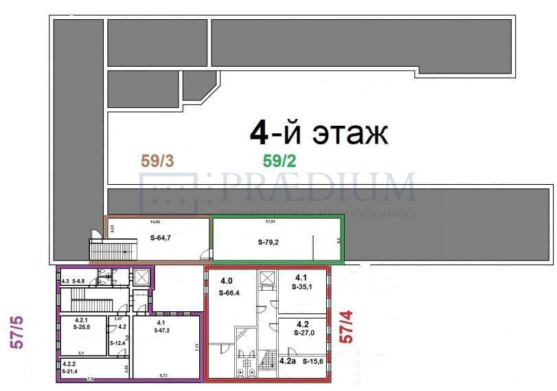 Сдается офис в Москве, д 59 стр 2