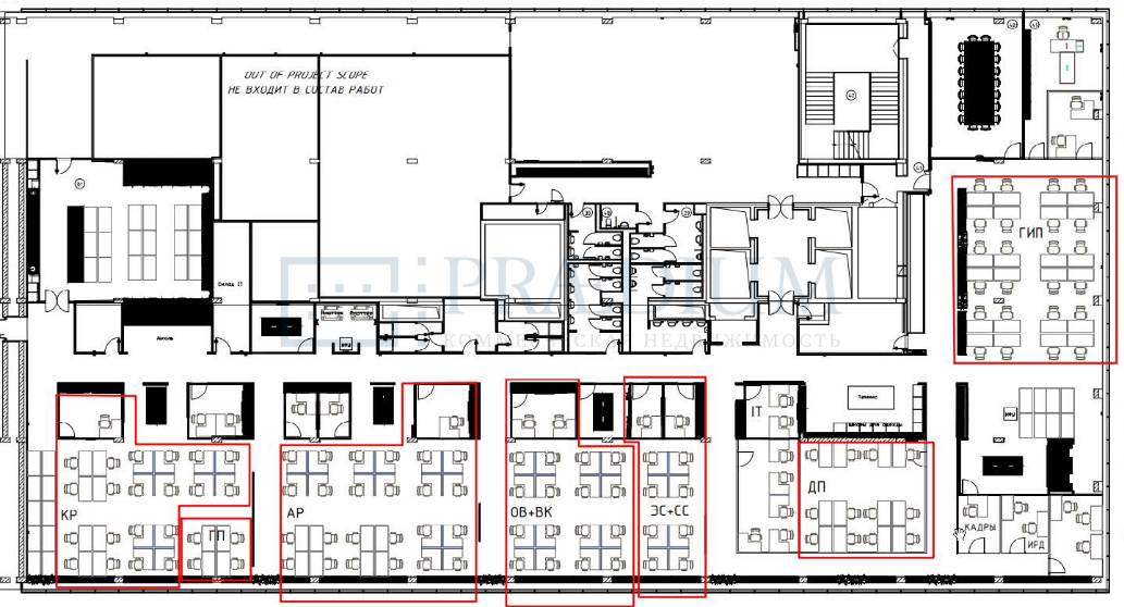 Сдается офис в Москве, д 30/1 стр 2