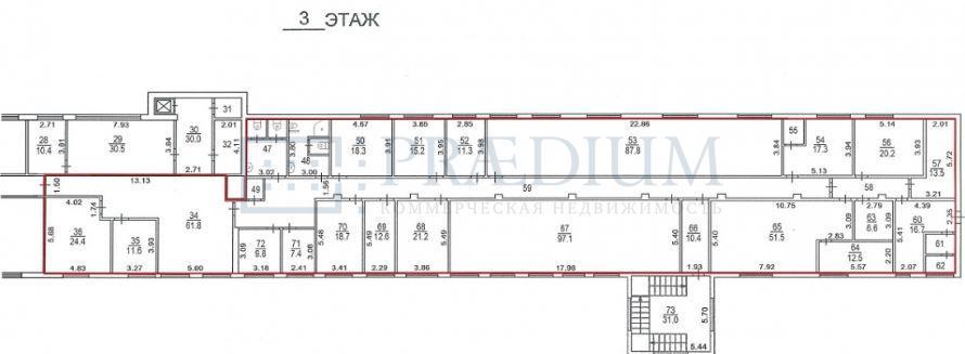 Сдается офис в Москве, д 13 стр 3