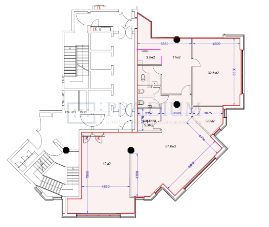Сдается офис в Москве, д 52 стр 1
