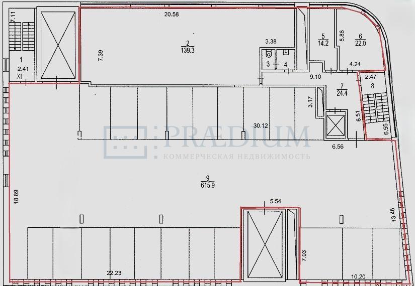 Сдается офис в Москве, д 25 стр 1
