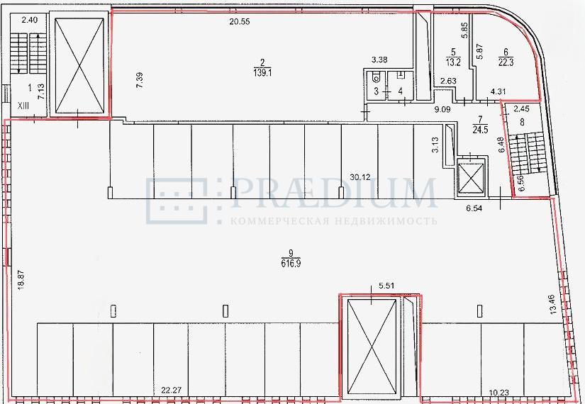 Сдается офис в Москве, д 25 стр 1
