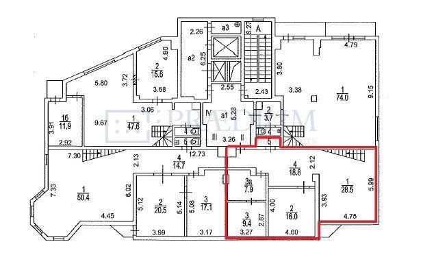 Сдается офис в Москве, д 16 стр 3