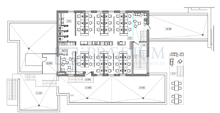 Сдается офис в, д 9 стр 18