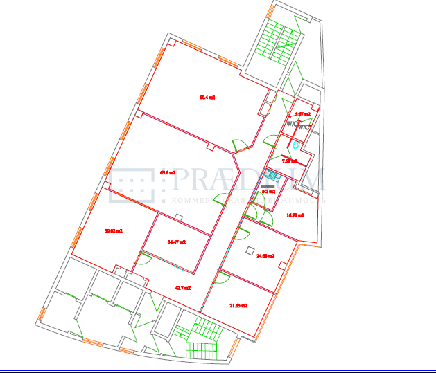 Сдается офис в Москве, д 17-23