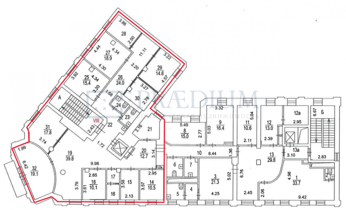 Сдается офис в Москве, д 17/2 стр 1