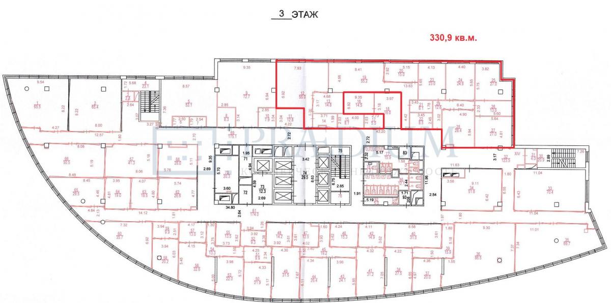 Сдается офис в Москве, д 43 к 3