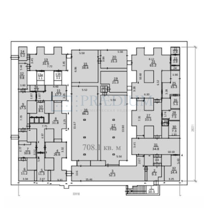 Продам офис в, д 27 стр 6