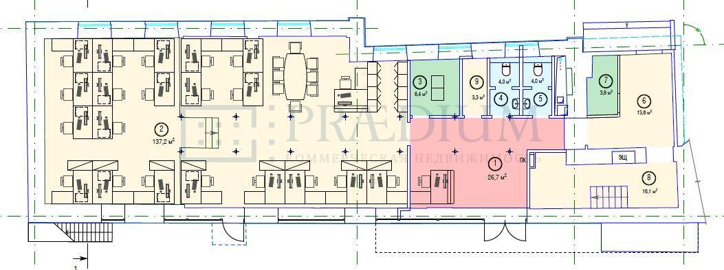 Сдается офис в Москве, д 4 стр 1