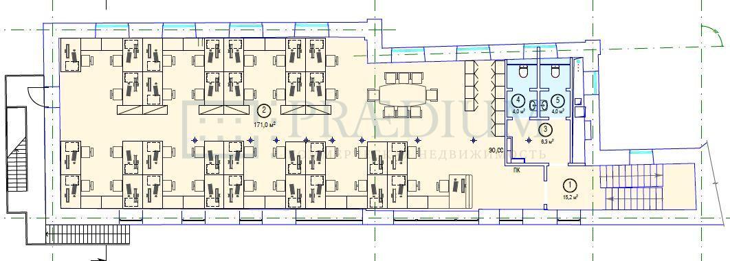 Сдается офис в Москве, д 4 стр 1