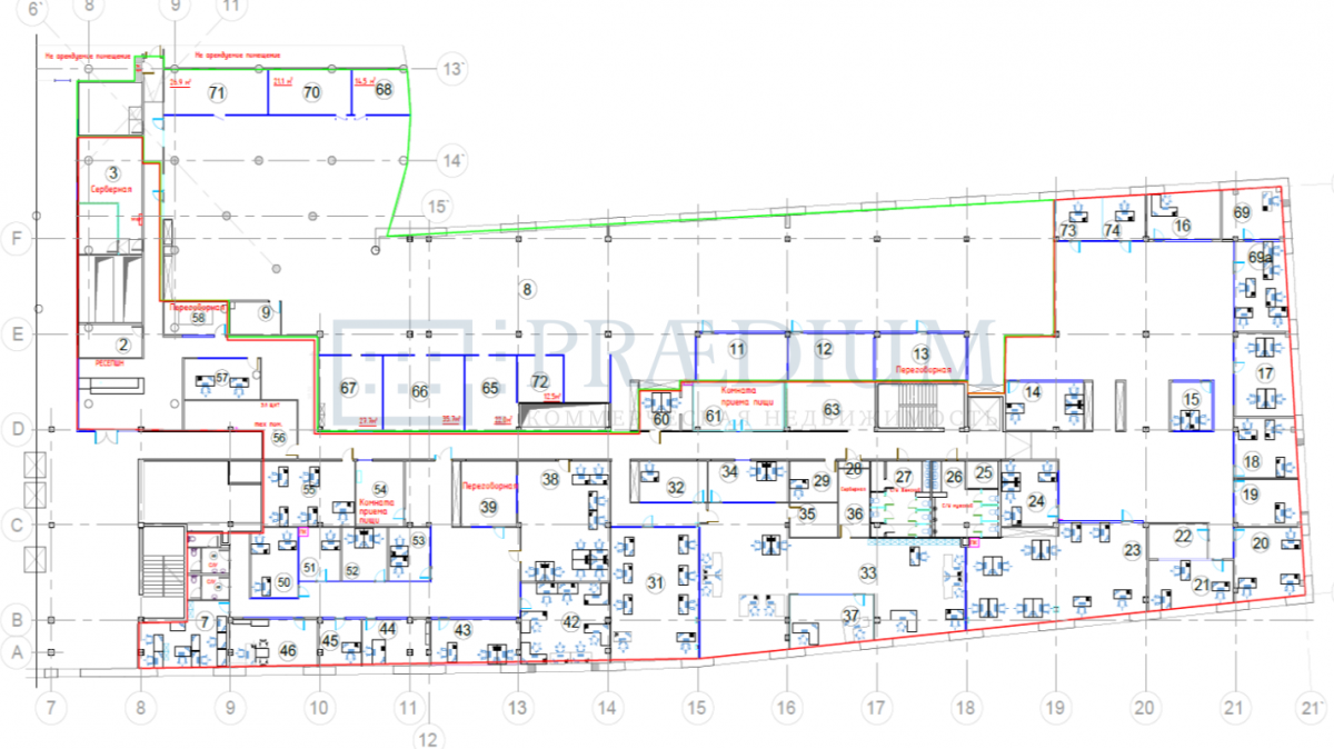 Сдается офис в Москве, д 19