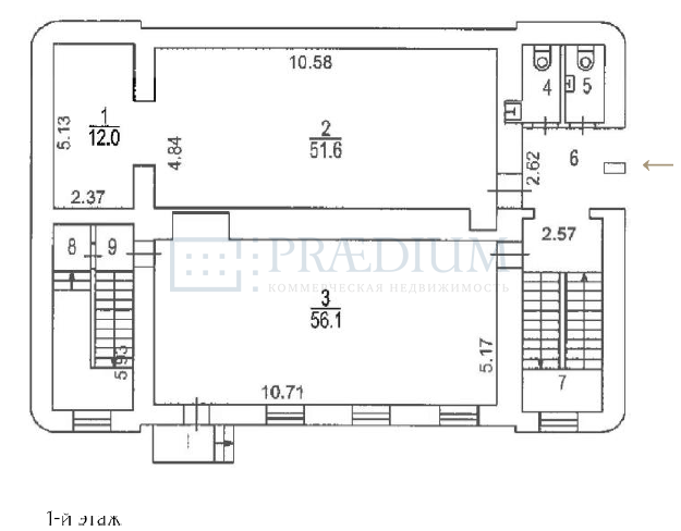 Продам торговое помещение в Москве, д 84 стр 3