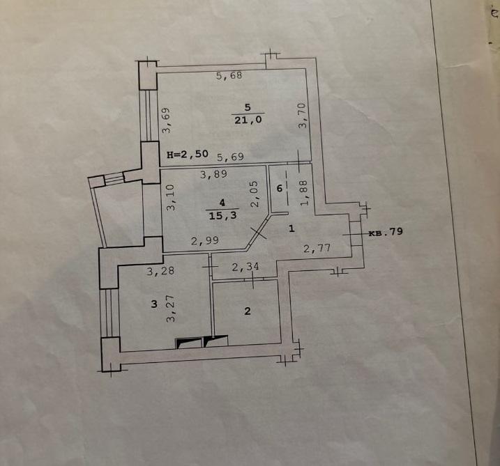 Продам 2-комнатную квартиру в Волгограде в Дзержинском р-не, Бульвар 30-летия Победы, 17д